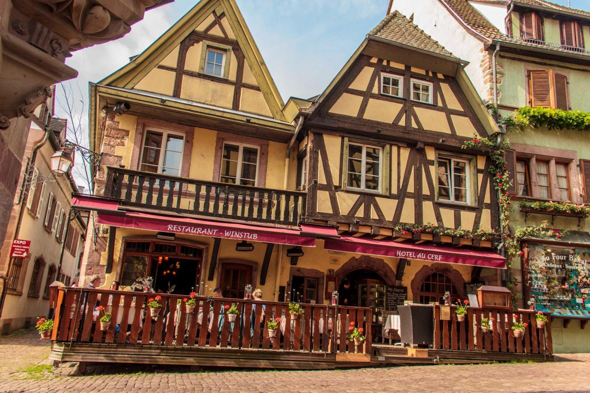 Hotel Au Cerf Riquewihr Exterior photo